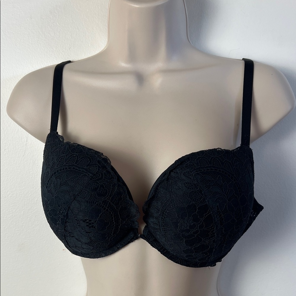 La Senza Beyond Sexy 34D Black Lace Padded Bra